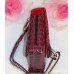 Wristlet Red Cell Phone Case Pouch For Flip Phones With Mirror and Belt Loop