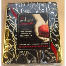 Twilight Saga 4 Hard Cover Books Blank Journals 96 Pages Each & Keepsake Tin
